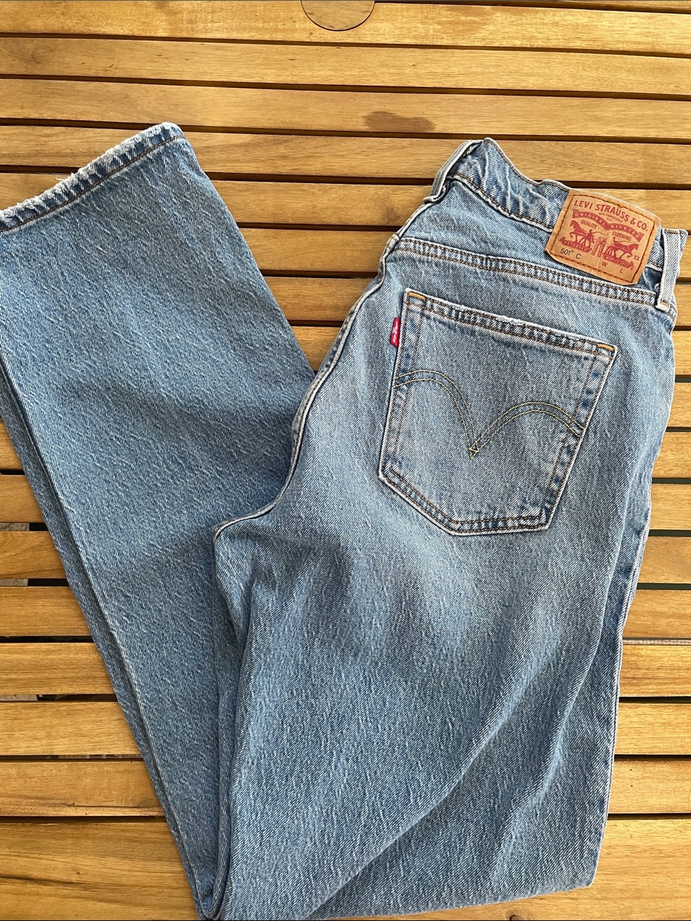 Levi's Light Blue Straight-Leg women’s Jeans